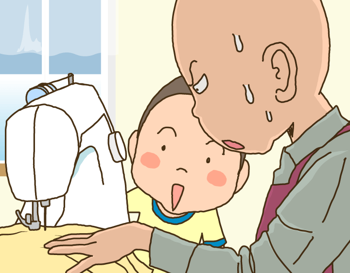 第33回 心を込めてハンドメイド パパの裁縫で家族を喜ばそう Team 家事 育児 男性の家事 育児 みんなで考え変えていく